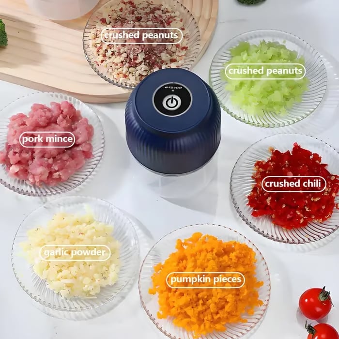 💥LAST DAY SALE 49% OFF⏰50K+ SOLD!🎅Electric Garlic Chopper,Mini Portable Veggie Chopper-1