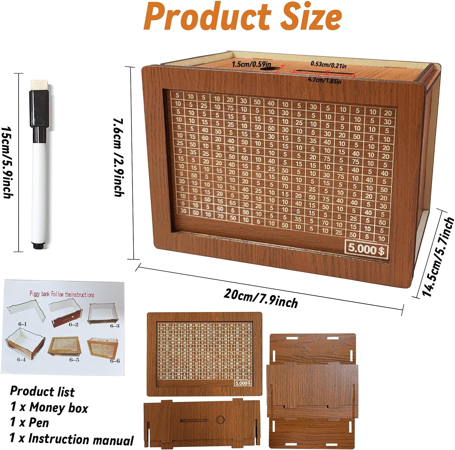 🎁Limited Sale 55% OFF🔥Money Box with Counter-4