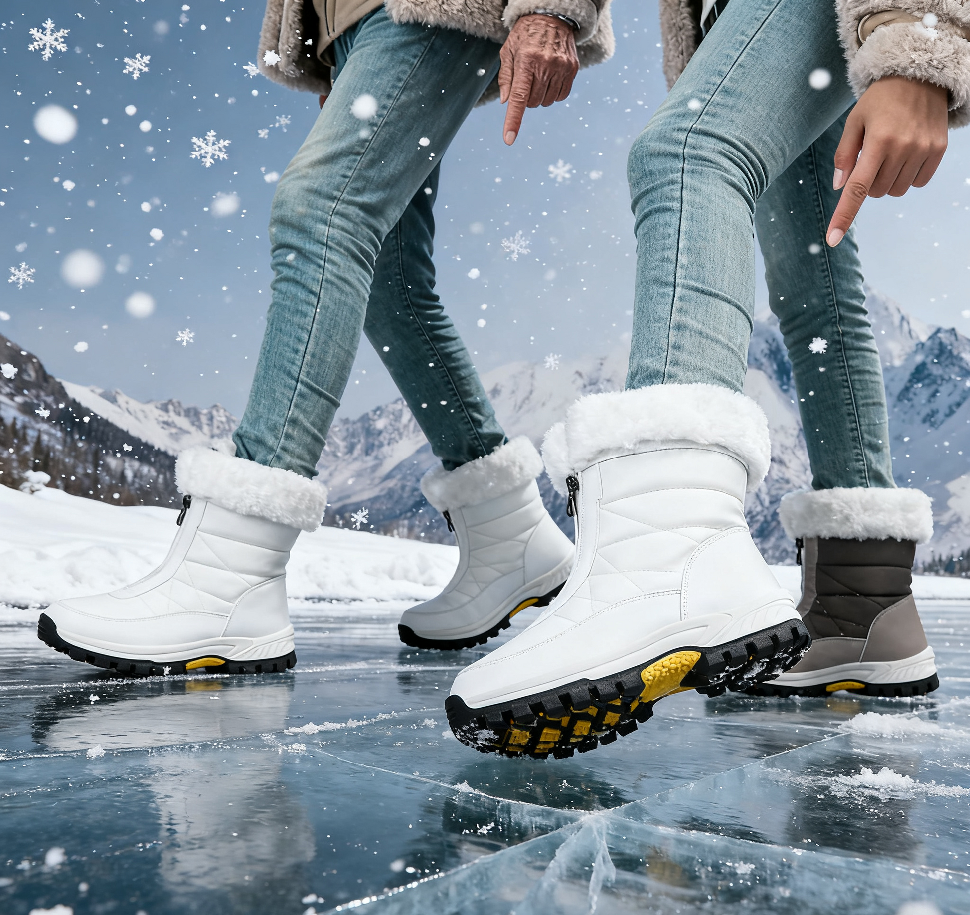 🔥Limited stock available 50% OFF🔥Women’s Non-Slip Warm Zipper Snow Boots👢-2