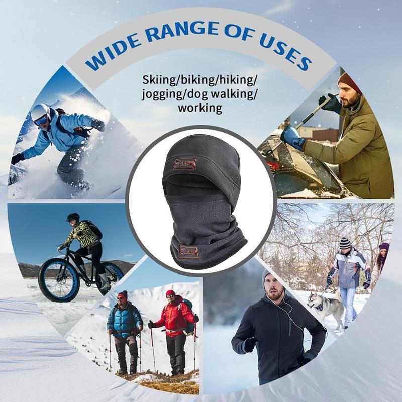 🔥Last Day-Buy 1 Get 1 Free!🎁50K+ SOLD! Almost Gone✨Windproof Polar Fleece Balaclava Hood Mask Hat-21