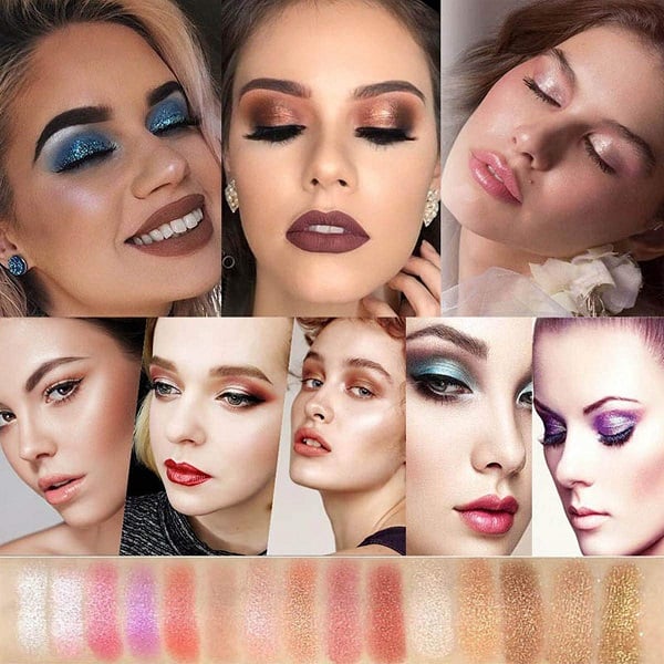 💥LAST DAY 49% OFF🔥10 Colors Glitter Shimmer Eyes Shadow Pallet-9