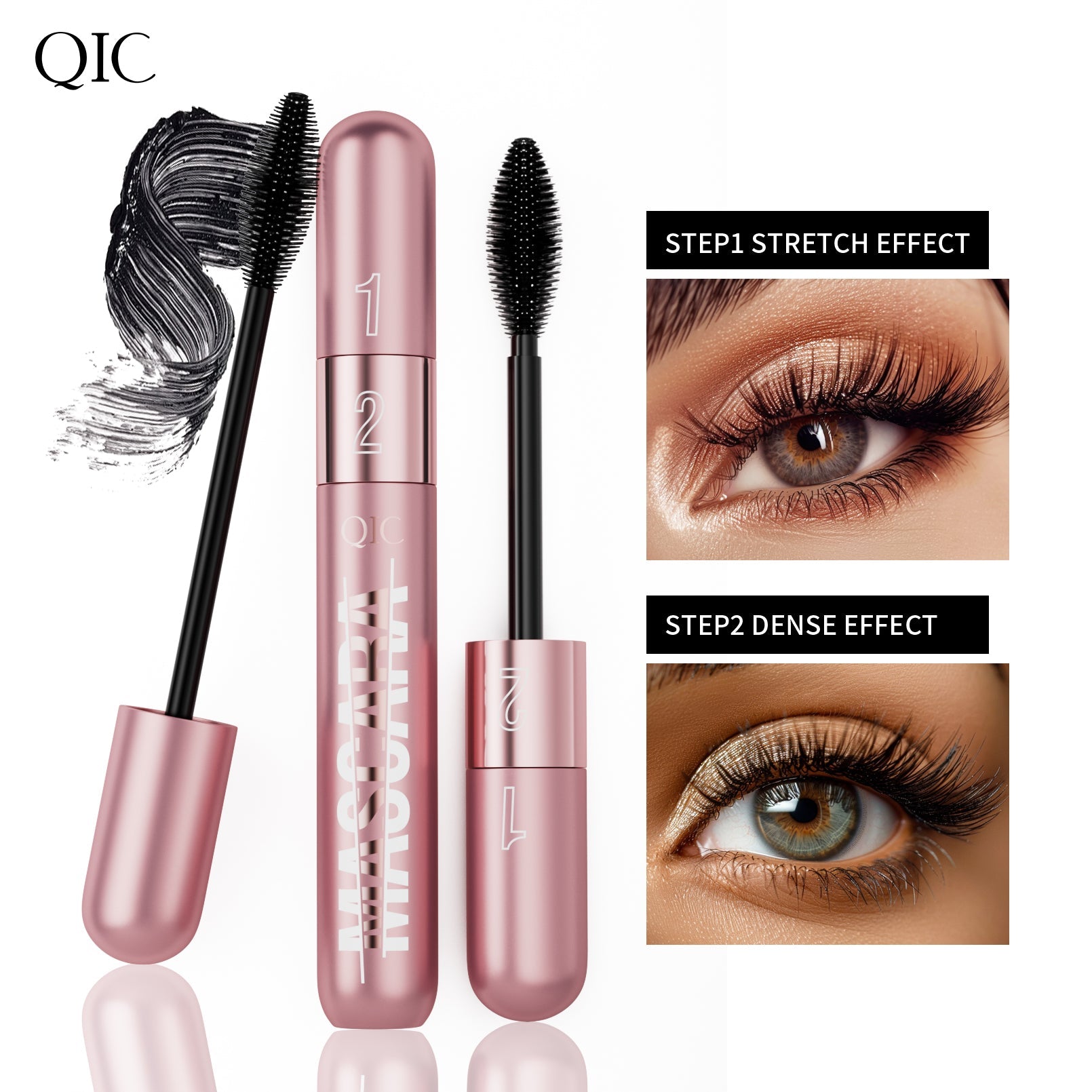 🔥Buy 2 Free 1🔥Volume & Lengthen 2-in-1 Curling Mascara-5