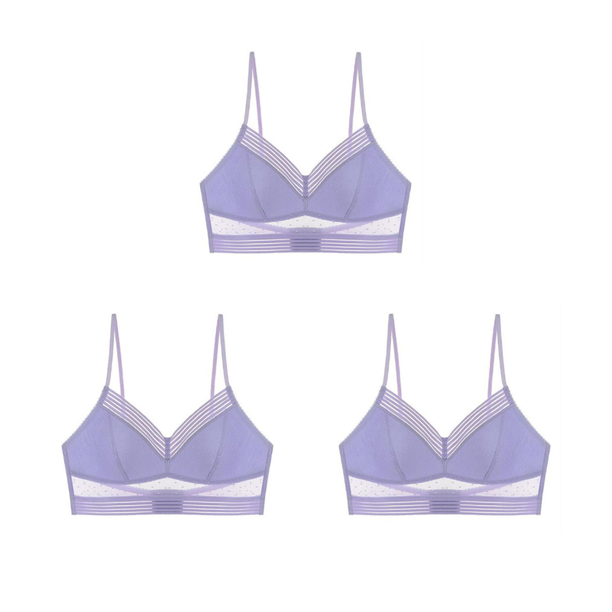 💞BUY 1 GET 3 PCS!!💞Low Back Wireless Lifting Lace Bra-18