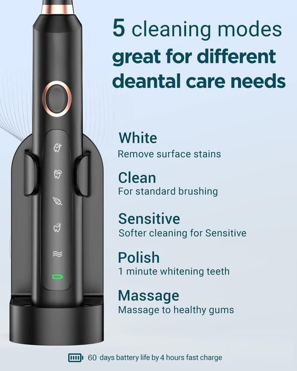 💥LAST DAY SALE 49% OFF💥Adult Multifunctional Electric Toothbrush-4