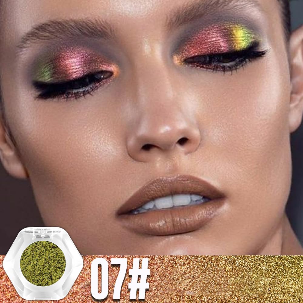 🔥This Week's Special Price：￡7.99!!🔥Double chrome eye shadow 2-12