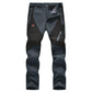 🏆LAST DAY SALE 50% OFF!!🔥Men's Waterproof Winter Trousers with Fleece Lining Cargo Pants-13
