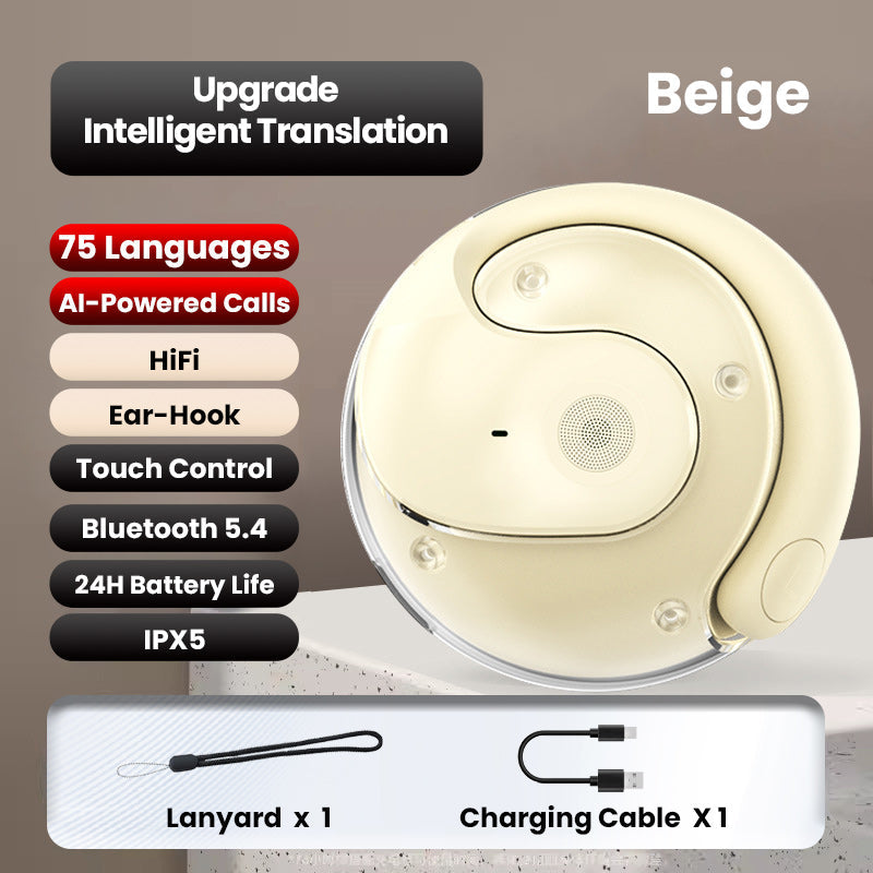 ⏳️LAST DAY SALE 75% OFF⏳️🎧HY-T26 Pro Wireless Bluetooth Translation Earbuds-11