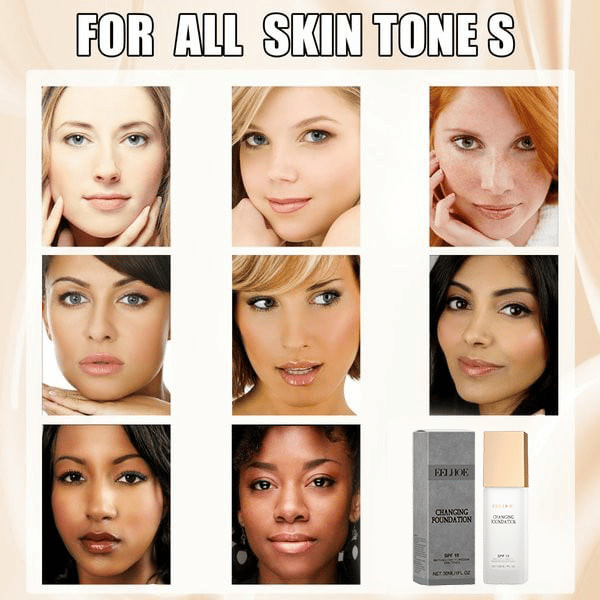 🔥Last Day-Buy 1 Get 1 Free!🎁All-in-one Colour Changing Flawless Foundation💧✨Lightweight & waterproof-3