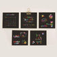 【100 pcs/1 Set】DIY Rainbow Magic Scratch Paper Art Set-6