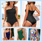 💖LAST DAY SPECIAL PRICE: ￡11.99!!💖Women's Cutout One Shoulder One Piece Swimsuit👙