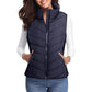 ✨️Cozy Without Bulk: Puffer Vest Women Sleeveless Zip Up Outerwear-2