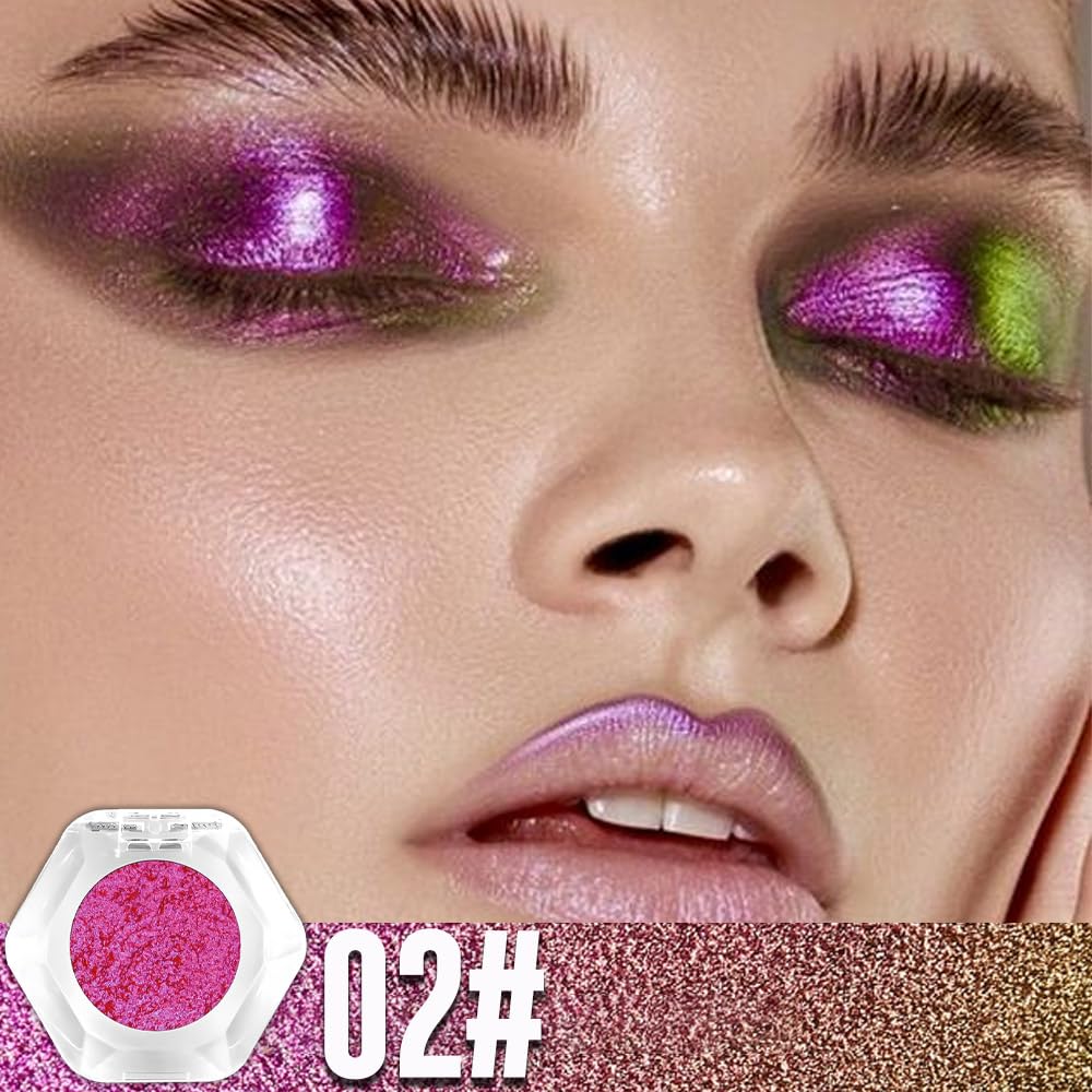 🔥This Week's Special Price：￡7.99!!🔥Double chrome eye shadow 2-7