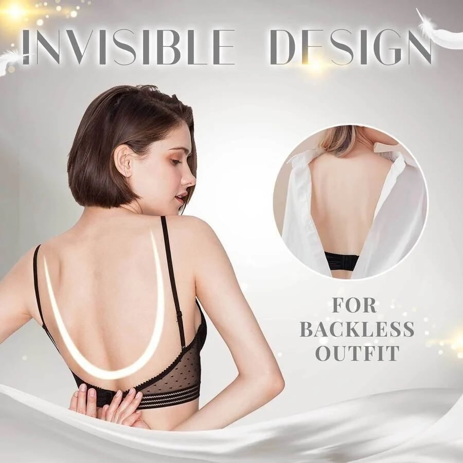 💞BUY 1 GET 3 PCS!!💞Low Back Wireless Lifting Lace Bra-2