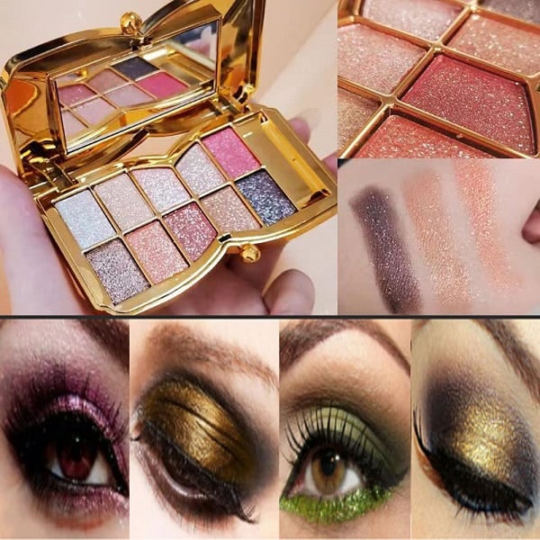 💥LAST DAY 49% OFF🔥10 Colors Glitter Shimmer Eyes Shadow Pallet-1