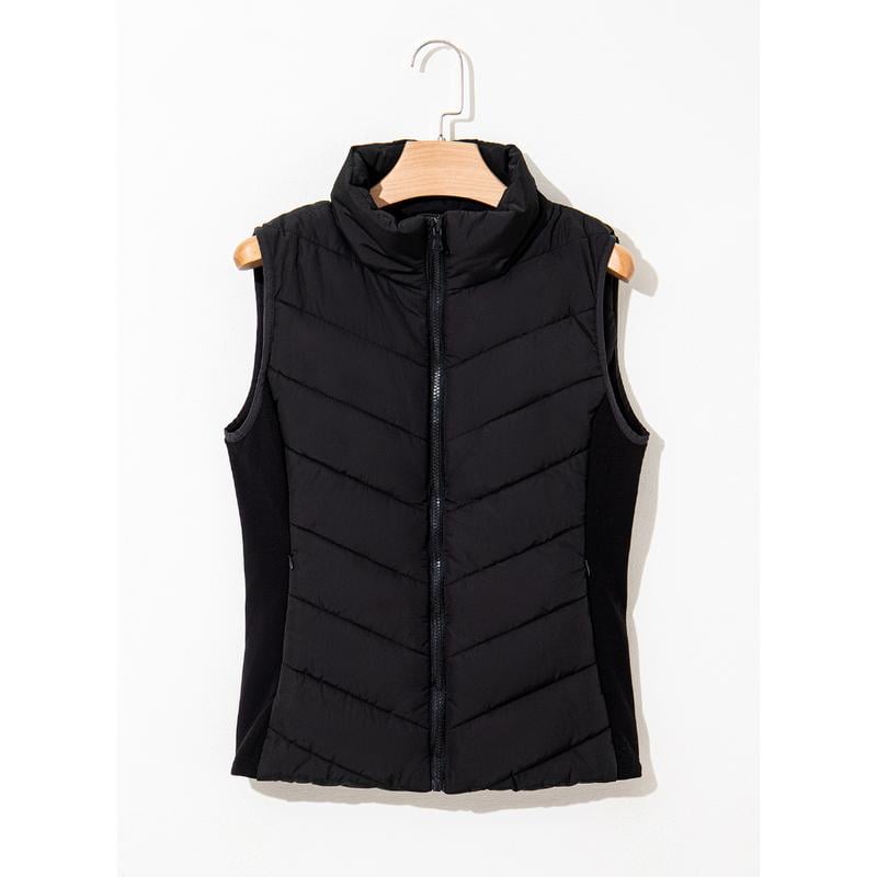 ✨️Cozy Without Bulk: Puffer Vest Women Sleeveless Zip Up Outerwear-8
