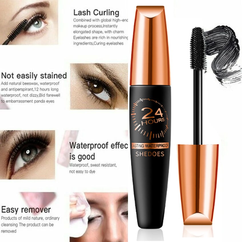 🎁Limited Sale - BUY 1 GET 1 FREE🎁Waterproof Silk Fibre Thick Lengthening Mascara-2