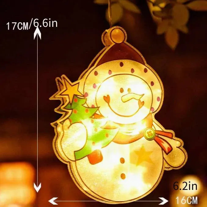 ⏳Time-limited Special Price ￡6.99!!🎄Christmas Window Hanging Lights🎁BUY 2 GET 1 FREE-9