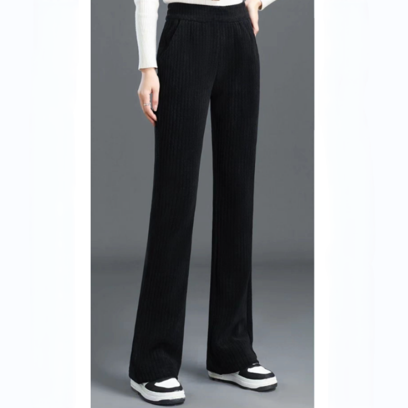 🎁Early Winter Sale 49% Off✨Women's Versatile Simple Stretch Elastic Waist Loose Wide Leg Pants-8