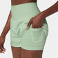 🔥2024 New Hot Sales🔥High Waisted 2-in-1 Yoga Shorts & Side Pockets-15
