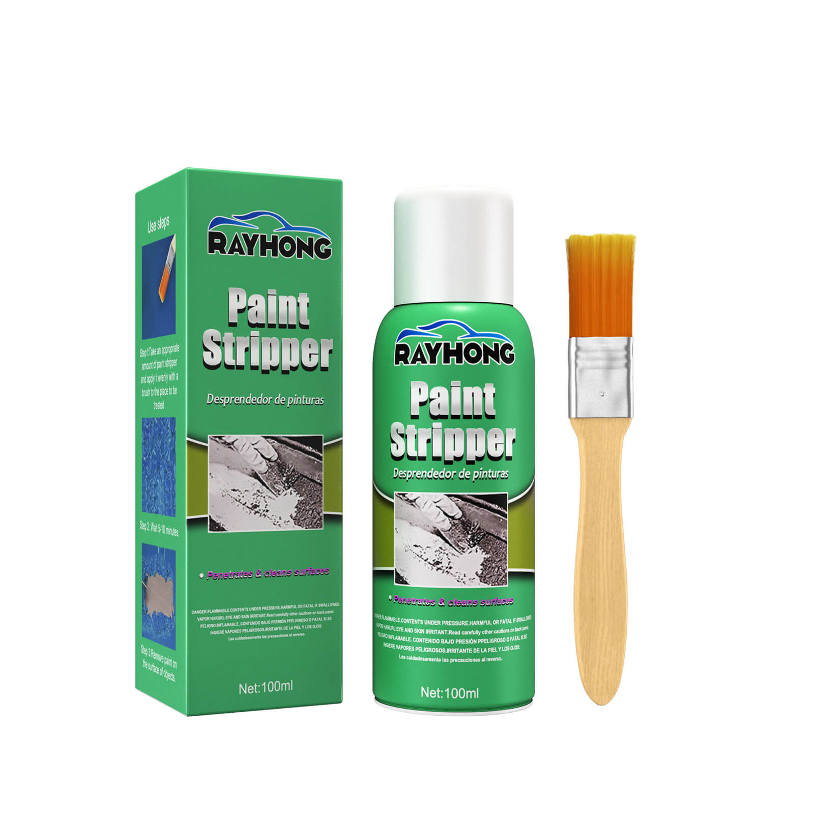 🎉Hot Sales - 49% OFF⭐High-Efficiency Paint Remover（🎁Gift Free Brushes）-8
