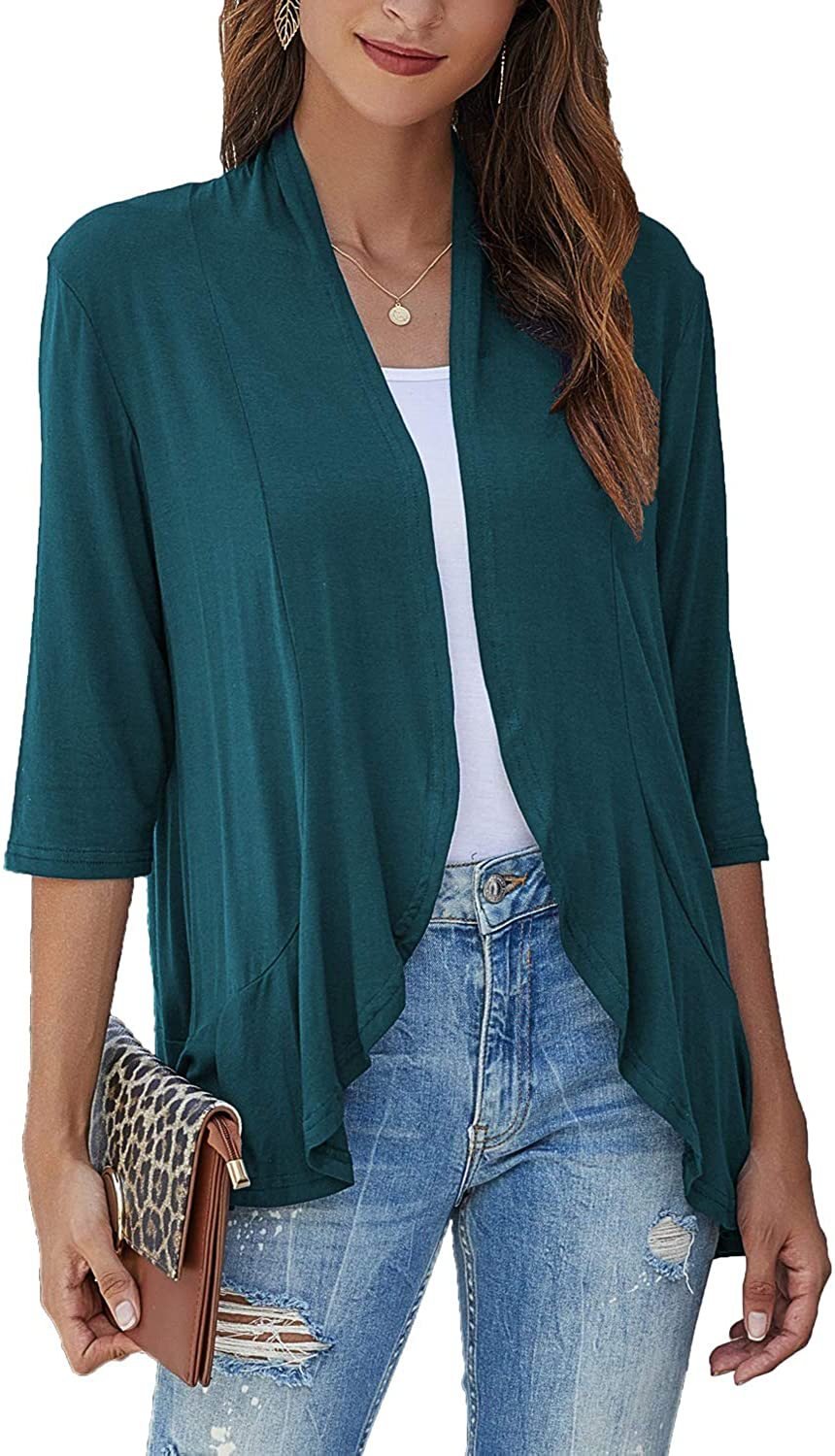 ⛱️LAST DAY HOT SALE 49% OFF - Women's Casual Lightweight Open Front Cardigans-4