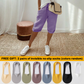 ⏳Zeitlich begrenztes Sonderangebot: €16.99  mit GRATIS-GESCHENK!!🎁Lässige Caprihose aus Baumwoll-Leinen für Damen