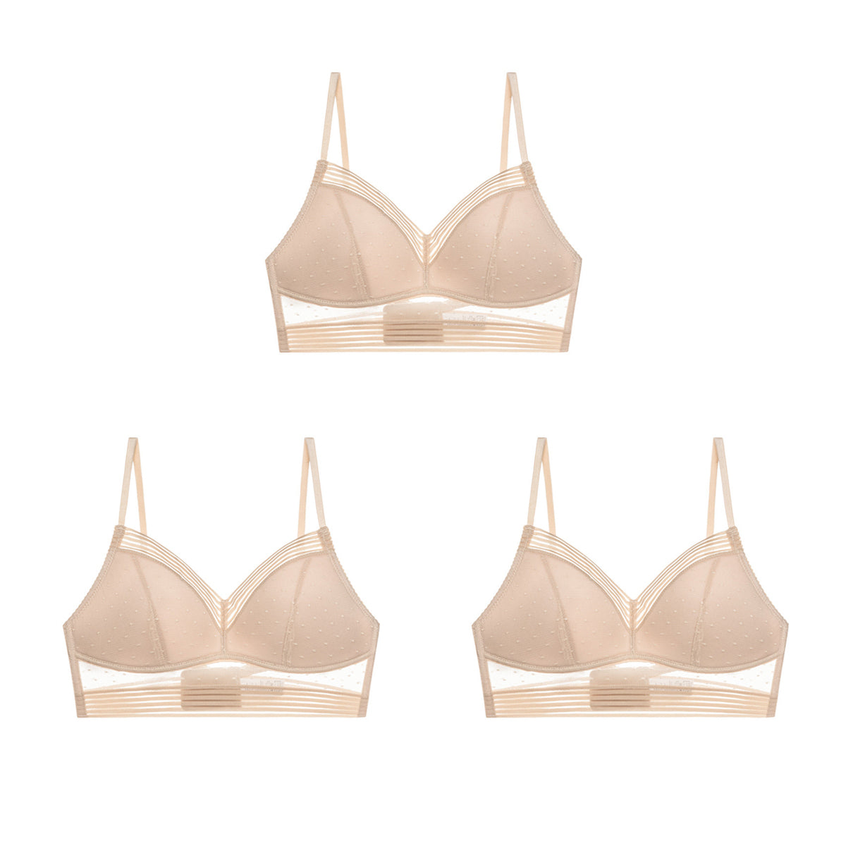 💞BUY 1 GET 3 PCS!!💞Low Back Wireless Lifting Lace Bra-20