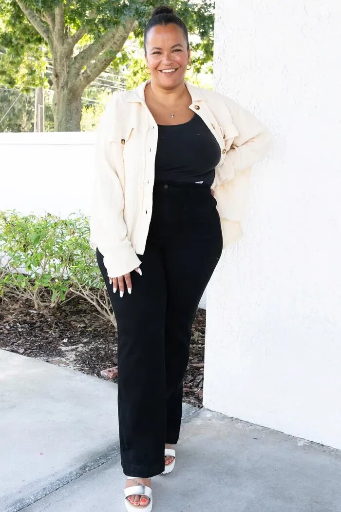 🔥Last Day Sale 49%🔥Speechless High Rise Straight Jeans-6