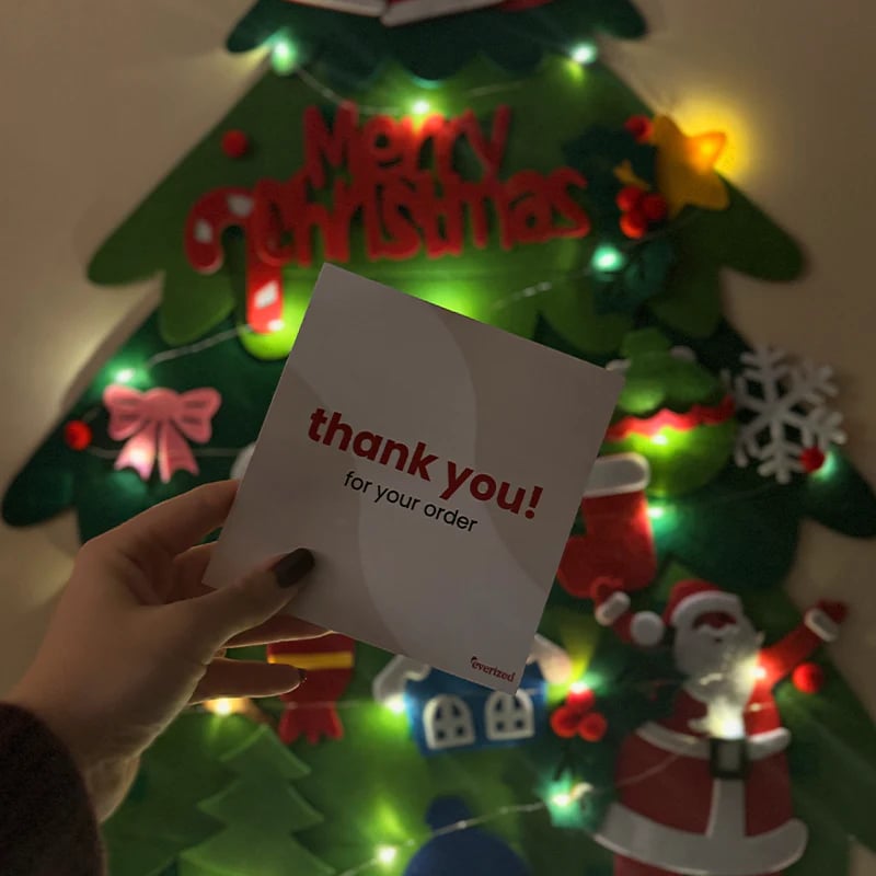 🥳49% OFF This Week Promotions🎉🎉Everized Interactive Felt Christmas Tree for Kids🎄-5