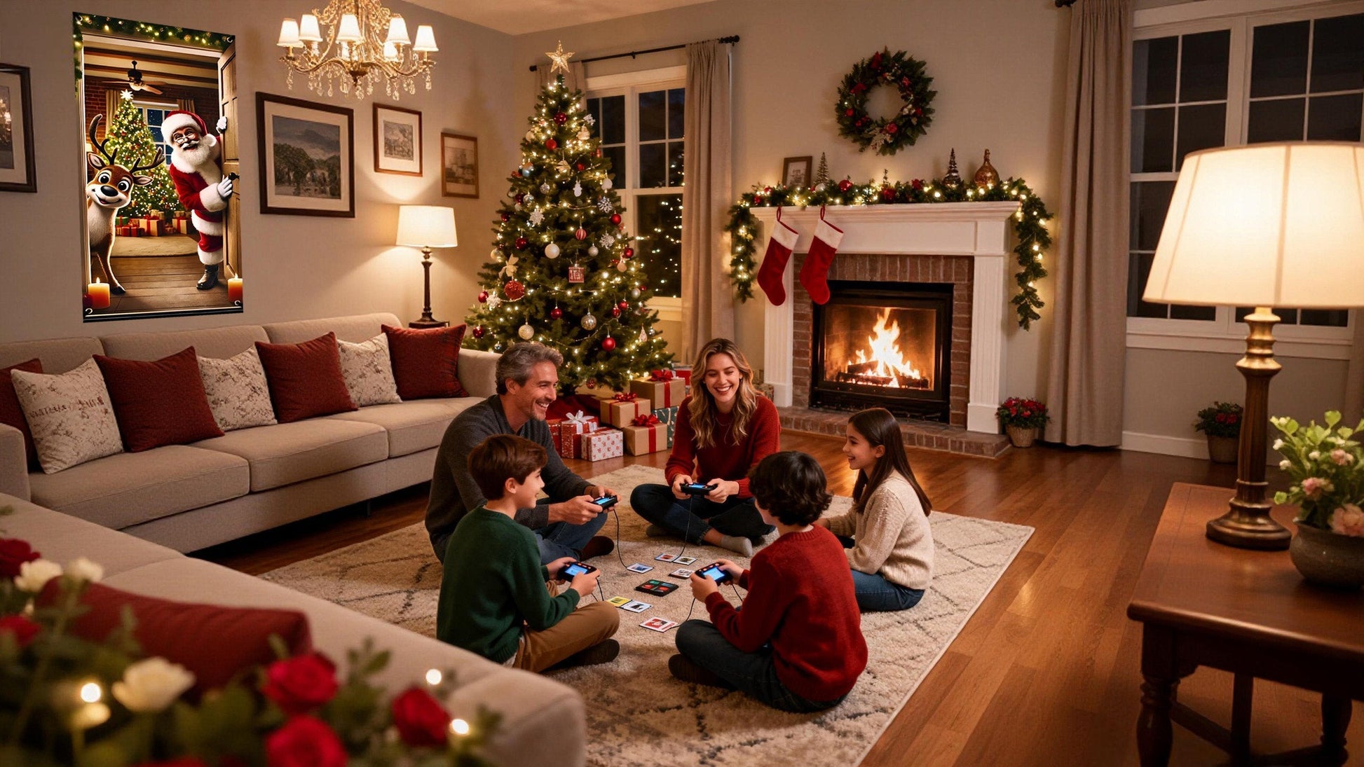 🎅Hot Promotion 49% Off🎁Christmas Front Door Decoration-6