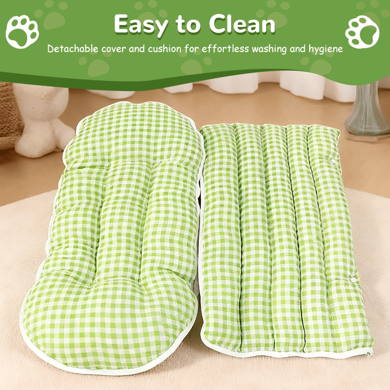 🔥Cat Beds for Indoor Cats,Cat Cave Bed Cat Tent with Removable Cushion, Warm Cave Nest Sleeping Bed Puppy House for Cats Small Dogs-6