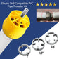 ✨Last Day Promotion 49% OFF 🛠️Electric Drill Compatible PVC Pipe Threader Kit with Various Die Sizes-1