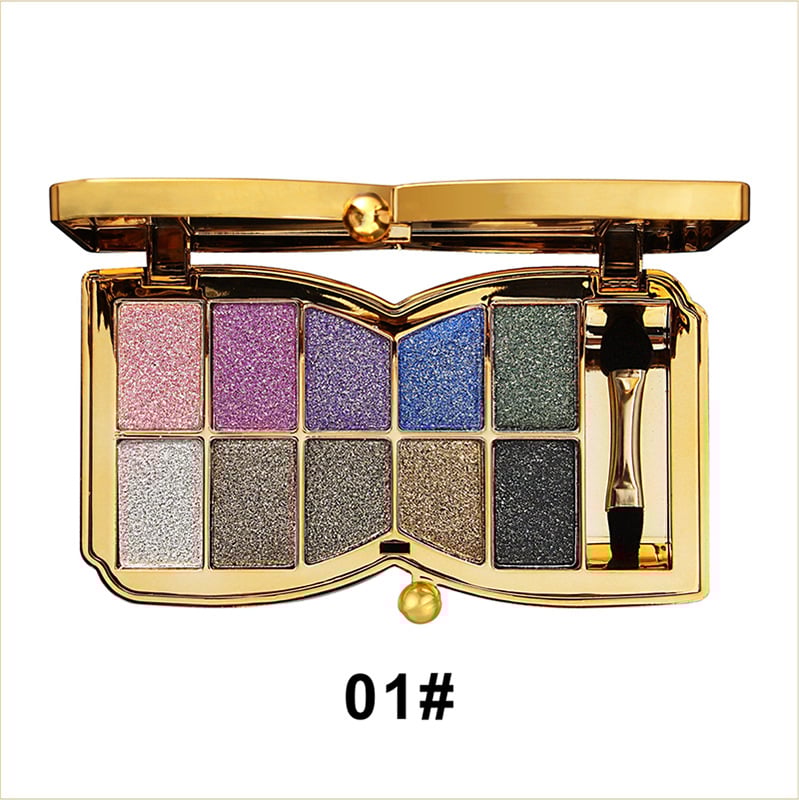 💥LAST DAY 49% OFF🔥10 Colors Glitter Shimmer Eyes Shadow Pallet-11