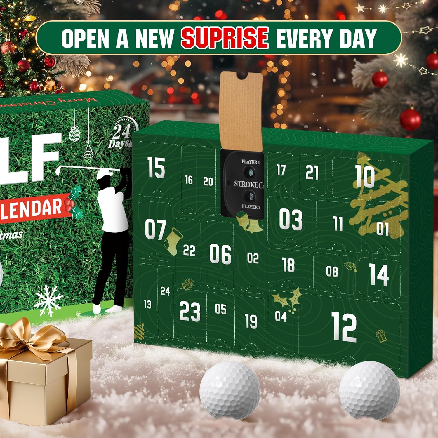 🏆Flash Sale⚡Golf Advent Calendar 2025 for Men - 24 Days of Golf Surprises & Christmas Fun-1