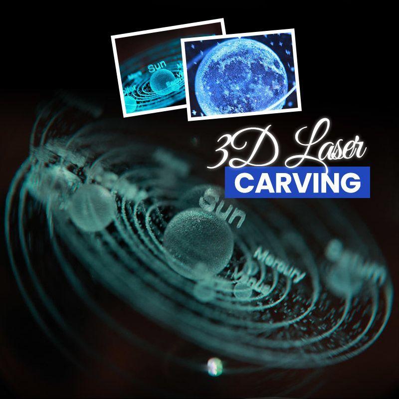 🔥🎲Your Christmas gift Get 49% Off Today🔥Luminous Planet Crystal Ball with Wooden Base-2