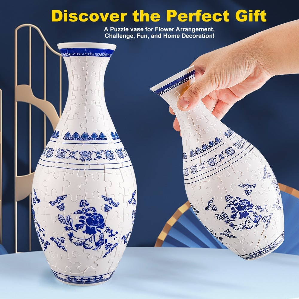 🔥HOT SALE 49% OFF - 💐🧩✨3D Art Puzzle Vase-2