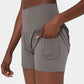 🔥2024 New Hot Sales🔥High Waisted 2-in-1 Yoga Shorts & Side Pockets-11