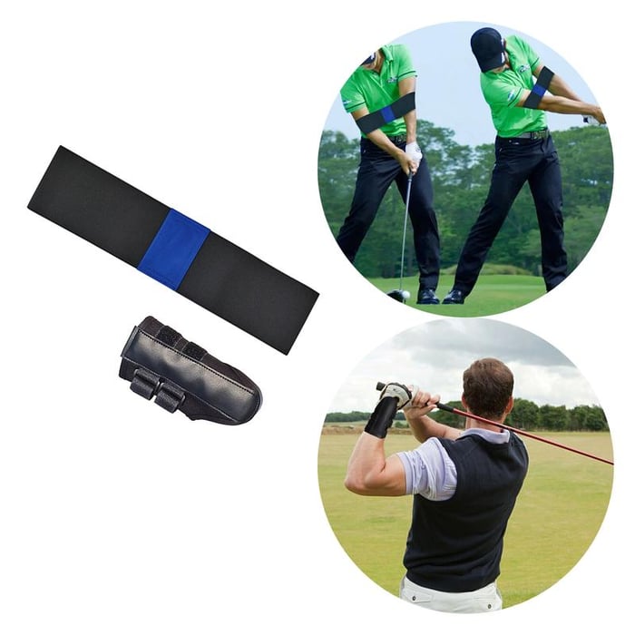💥This Week's Special price ￡6.99!!🔥Golf Training Aid Swing Arm Strap-12