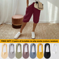 ⏳Zeitlich begrenztes Sonderangebot: €16.99  mit GRATIS-GESCHENK!!🎁Lässige Caprihose aus Baumwoll-Leinen für Damen