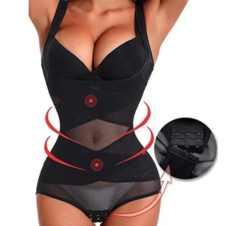 🎁Last Day Sell 49% Off🔥Tummy Control Mesh Slimming Girdles Shapewear Bodysuit-7