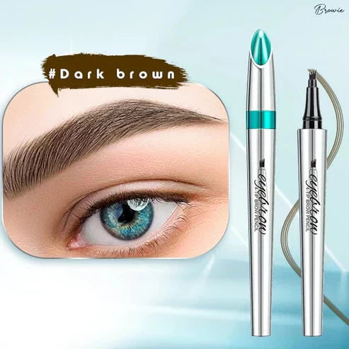 💥Limited Buy 1 Get 1 Free💥Waterproof 3D tattoo pencil with 4 fork tips for microblading-7