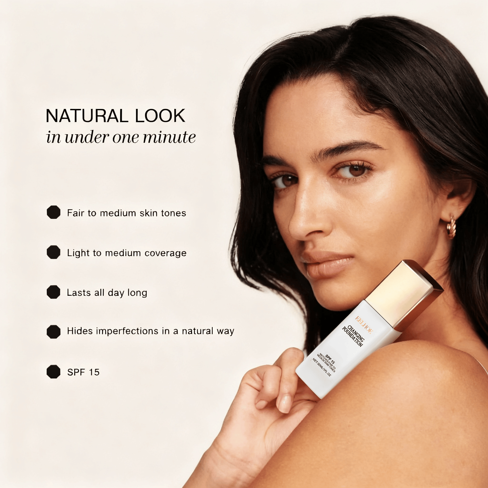 🔥Last Day-Buy 1 Get 1 Free!🎁All-in-one Colour Changing Flawless Foundation💧✨Lightweight & waterproof-8