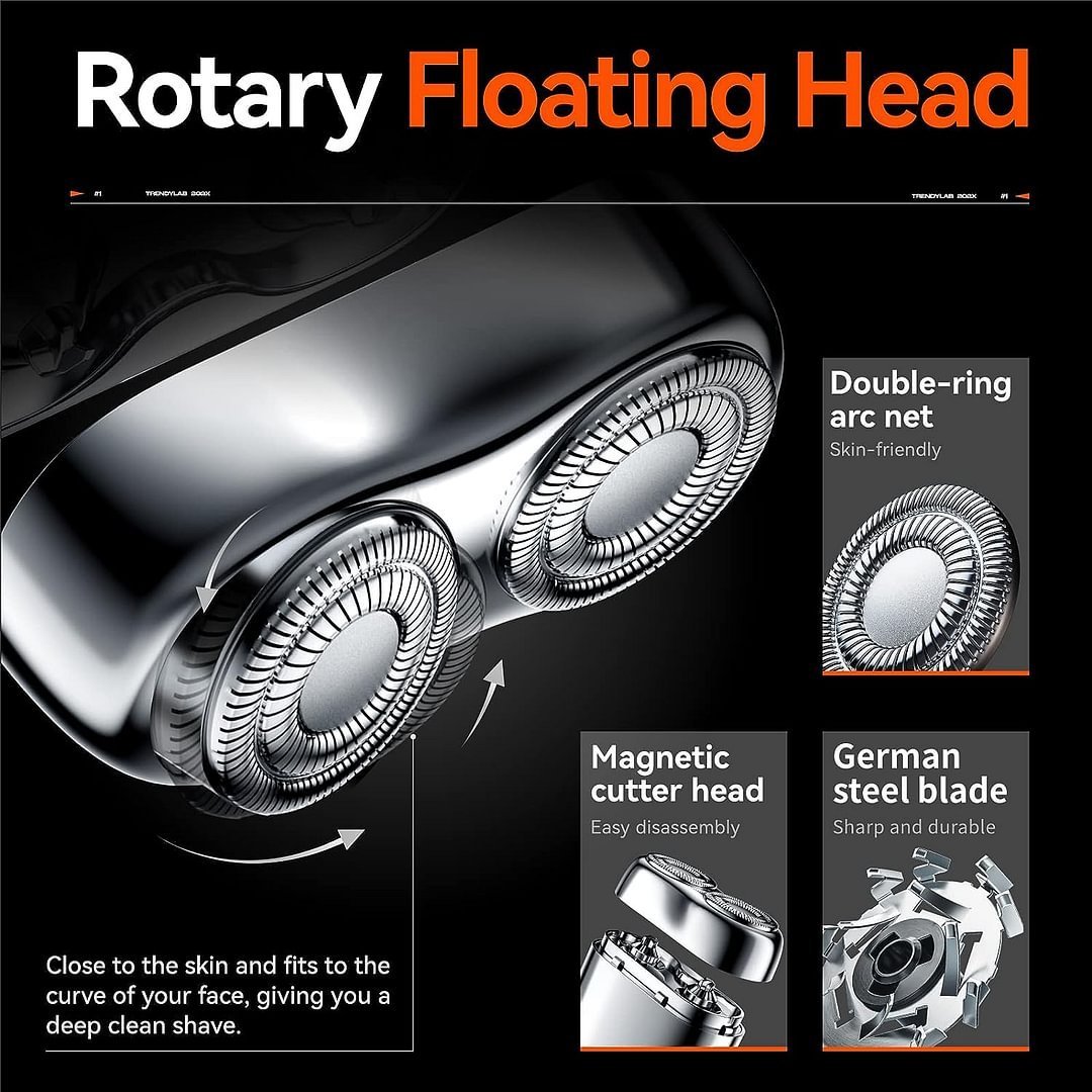 🔥New Year 49% Off✨Mini double head electric shave-3