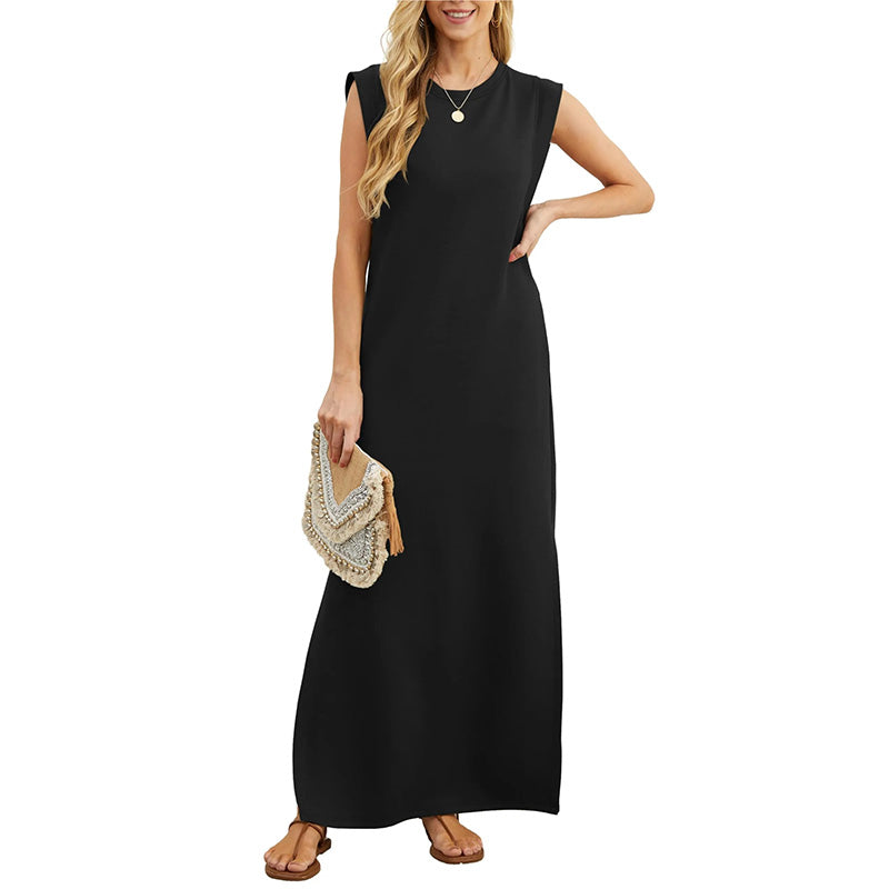 🎉Spring Hot Sale 49% OFF🌿Women Loose Split Wrinkle-Free Long Dress-7