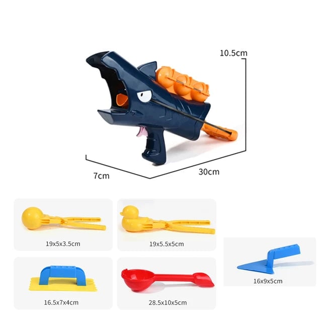 🔥Last Day Sale 49% OFF🎁2025 Shark Snowball Launcher-13