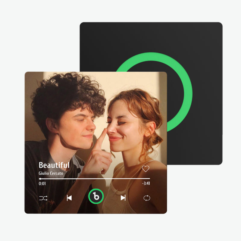 🔥🖤Black Friday Sale:50% OFF🔥Custom Music Fridge Magnet New 4.0 Upgrade Colorful Frame Album Fridge Magnet Music Wall Photo Sticker Music Movement That Can Be Played Gift for Couple-3