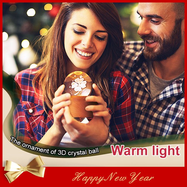 🔥Hot Sale 49% Off🔥3D Crystal Ball Night Light-1