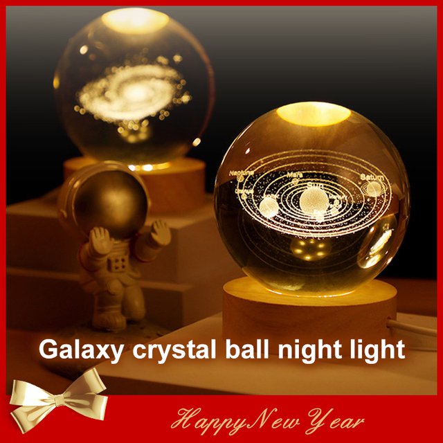 🔥Hot Sale 49% Off🔥3D Crystal Ball Night Light-4