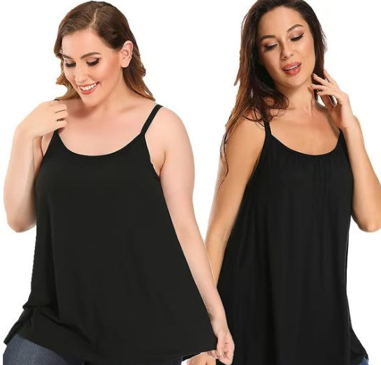 🏆LAST DAY SALE 49% OFF - Loose-fitting Tank Top With Built-in Bra-46