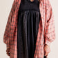 🏆Women's Mineral Washed Button Down Plaid Shirt-3